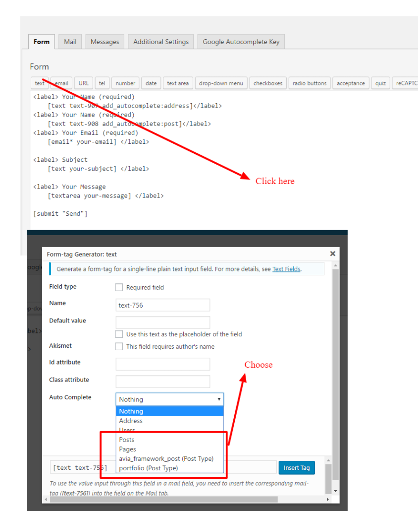 contact form 7 add phone number field